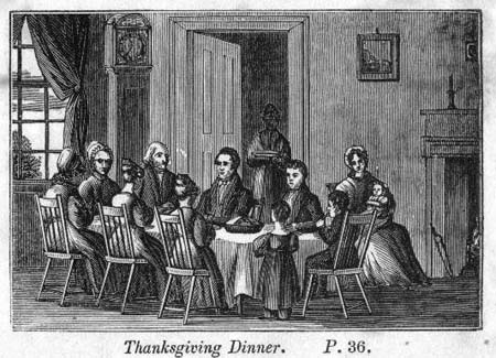 Samuel Goodrich Thanksgiving Dinner (1836)
