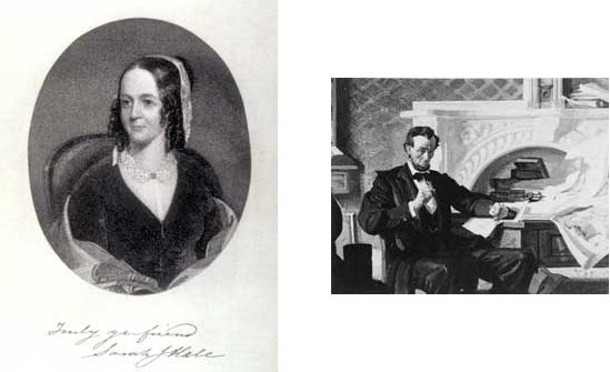 Mrs. Hale and Lincoln image